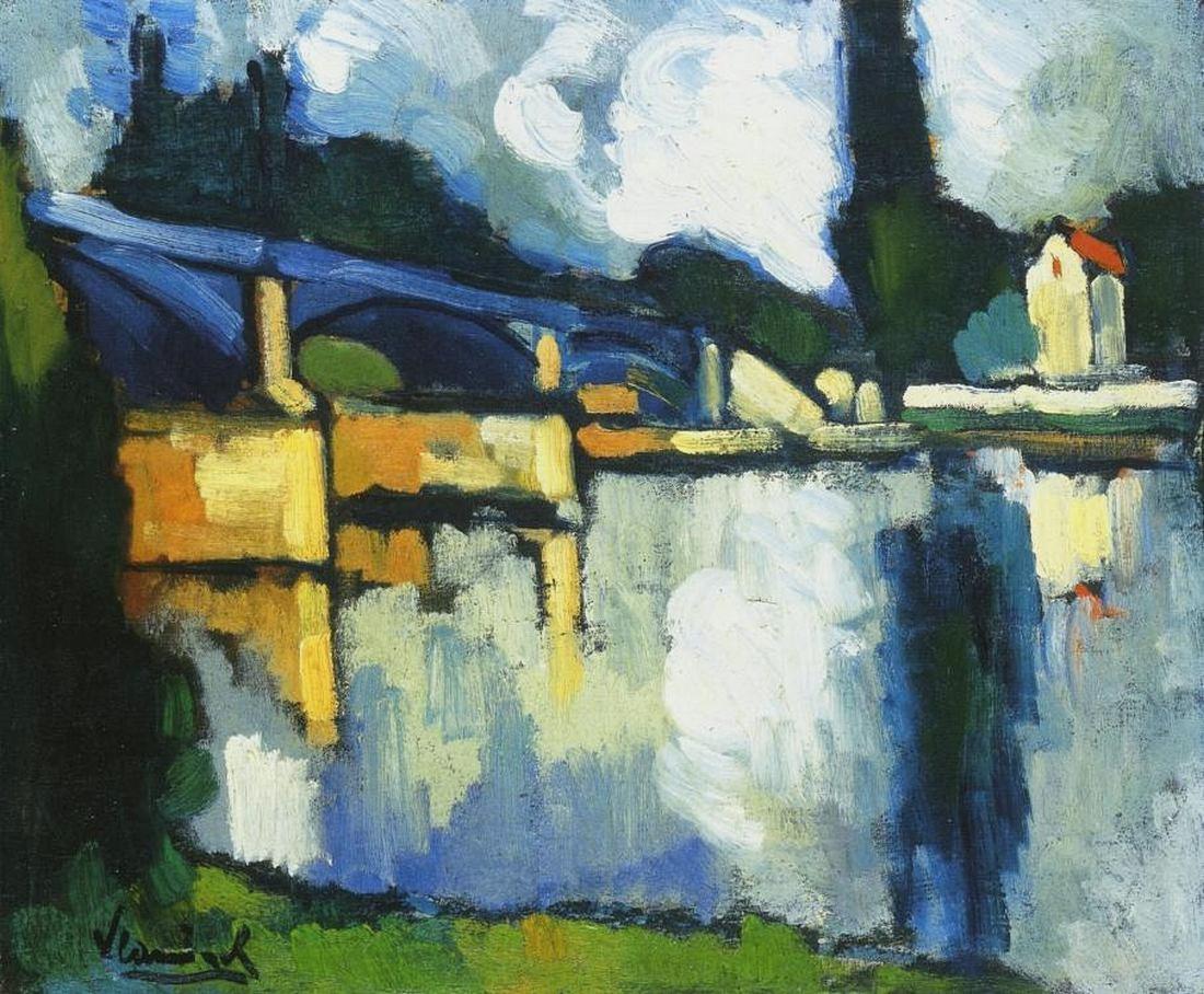 De Vlaminck, Le Pont de Chatou et l’Île, 1906